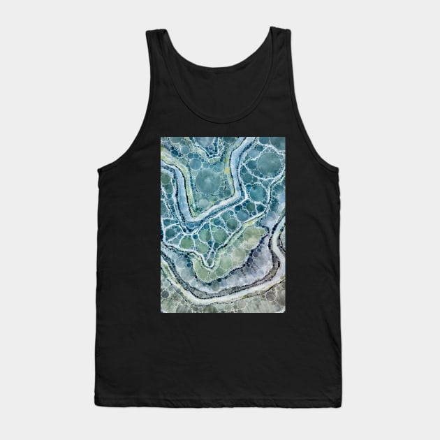 Florida Froth Geode Tank Top by ArtisticEnvironments